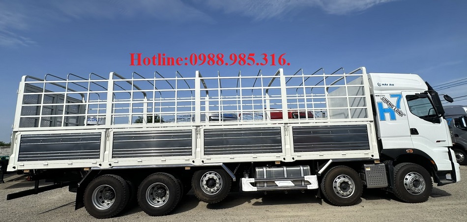 XE TẢI THÙNG 5 CHÂN CHENGLONG H7 10X4 360HP